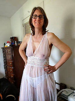 hot old women in lingerie tease