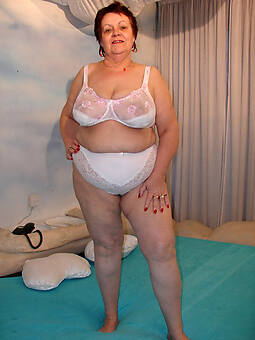 old women in lingerie porn
