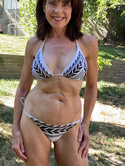 naughty 50 year old women in bikinis photo