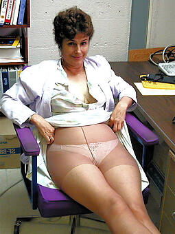 grandma pantyhose stripping